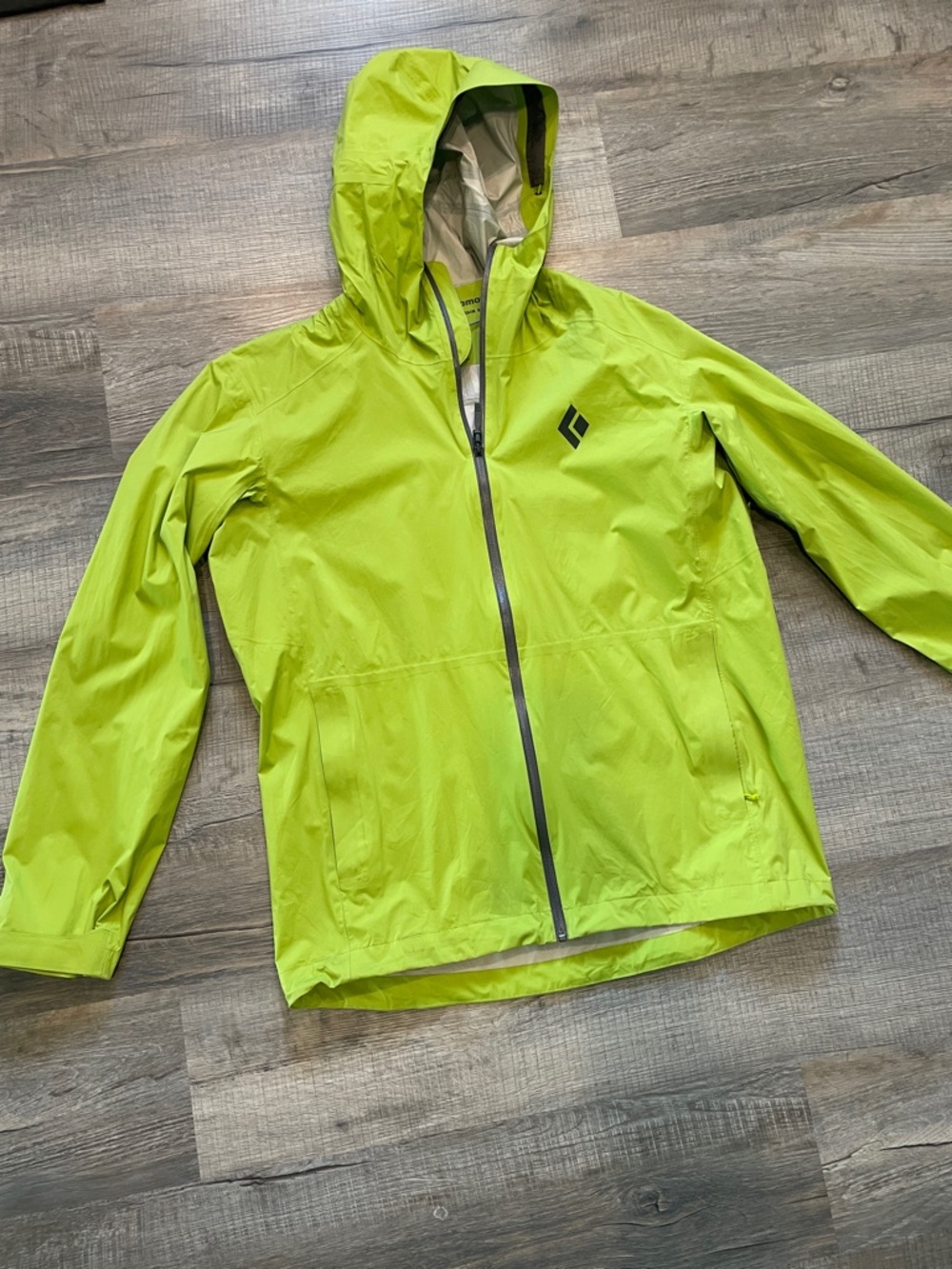 Black Diamond Men’s Hooded Rain Jacket green